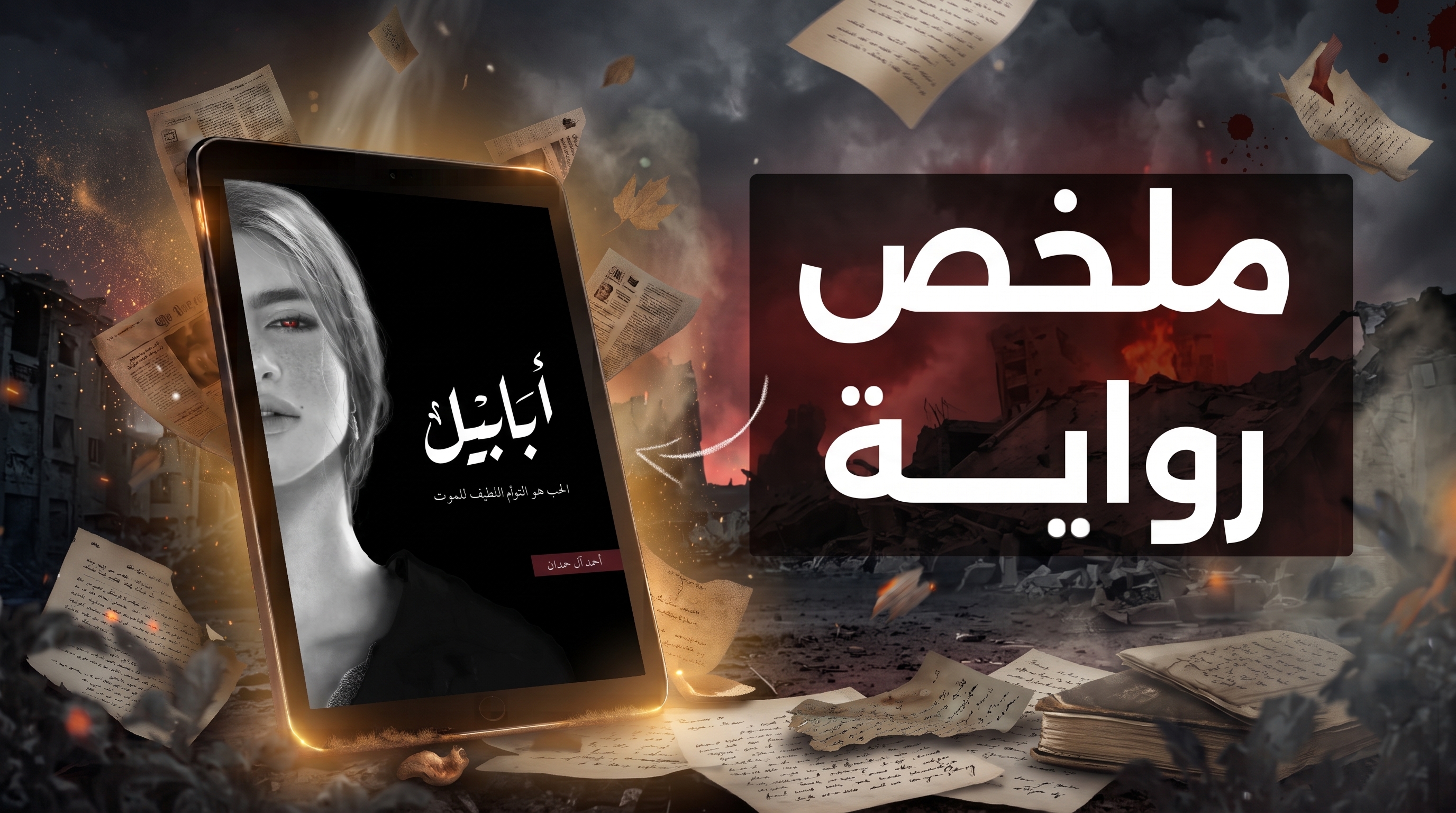 ملخص رواية أبابيل - طبعة النار: افتتاحية ملحمية بين الطين والنار