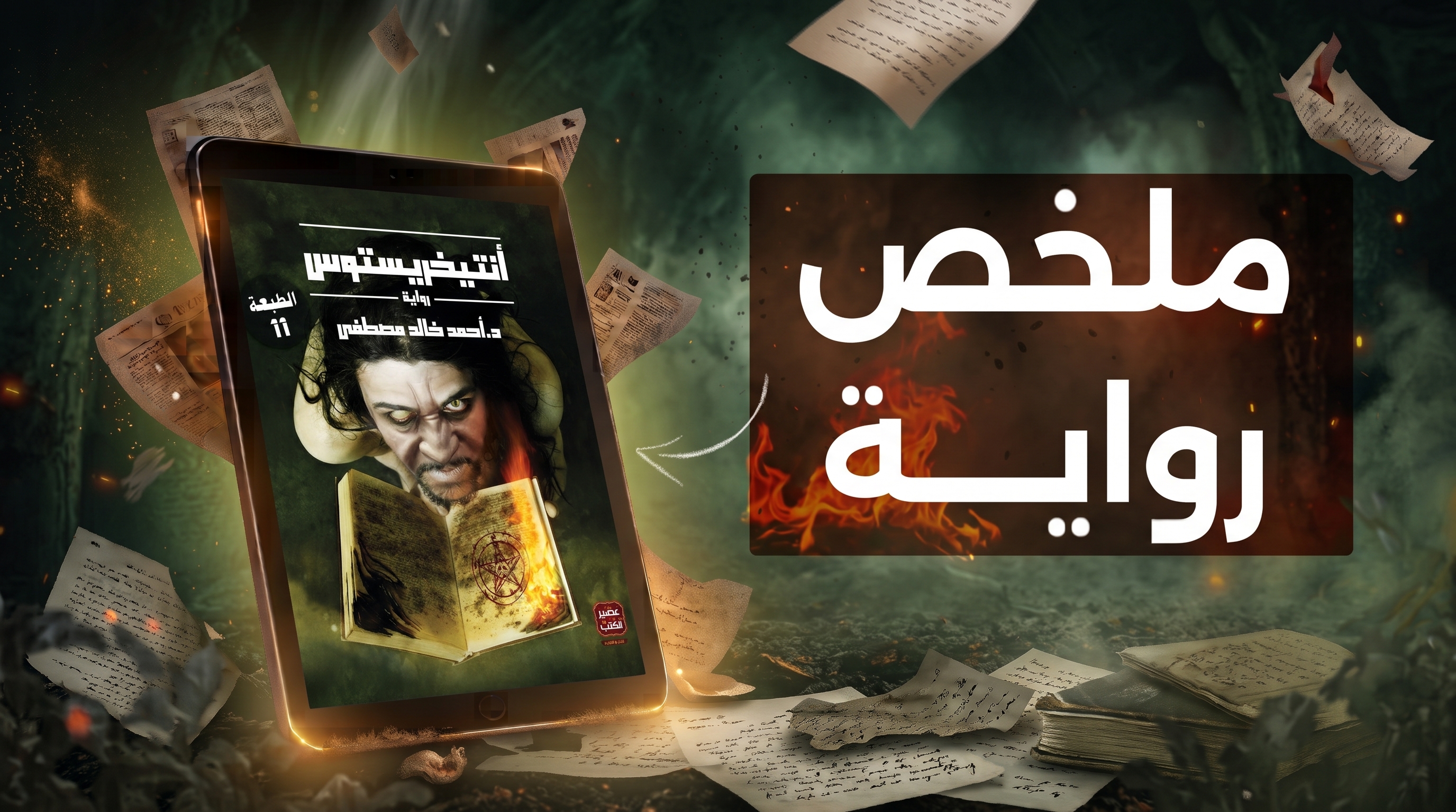 ملخص رواية أنتيخريستوس: لعبة الأسرار والجمعيات السرية والرعب الميتافيزيقي