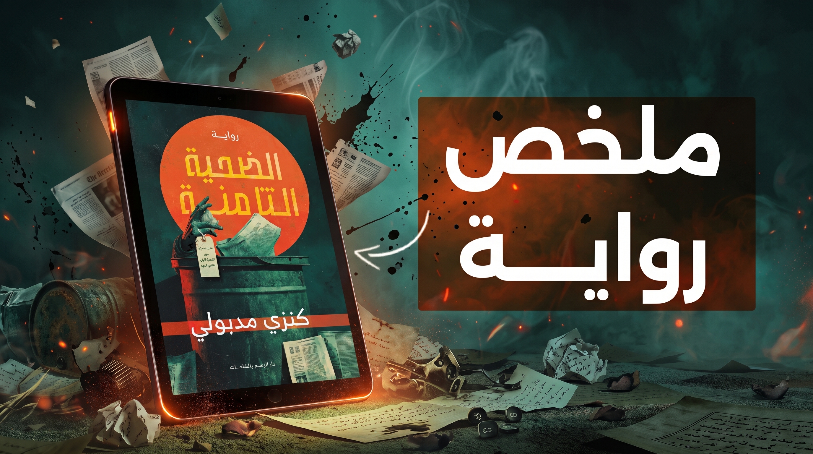 ملخص رواية «الضحية الثامنة»: جريمة متسلسلة وتحقيق صحفي في القاهرة