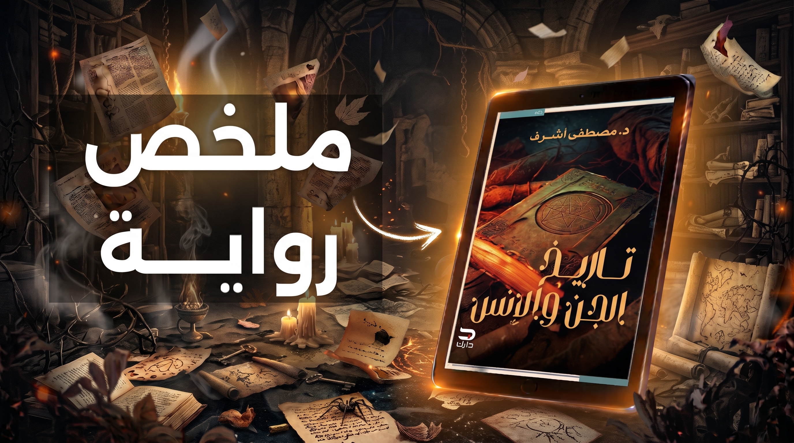 ملخص رواية تاريخ الإنس والجن: فانتازيا ميتافيزيقية في ممالك الجانّ