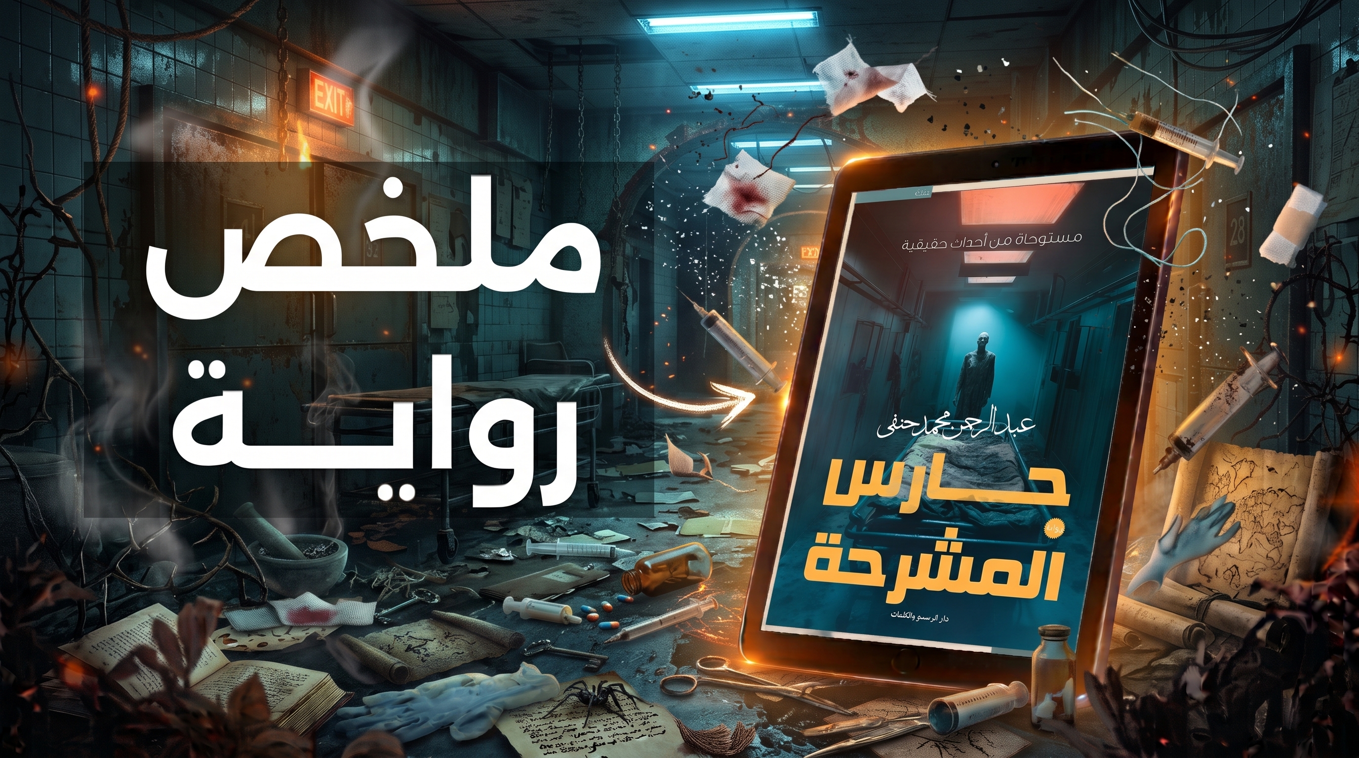 ملخص رواية حارس المشرحة: رعب مصري بين السحر الأسود والجريمة الغامضة