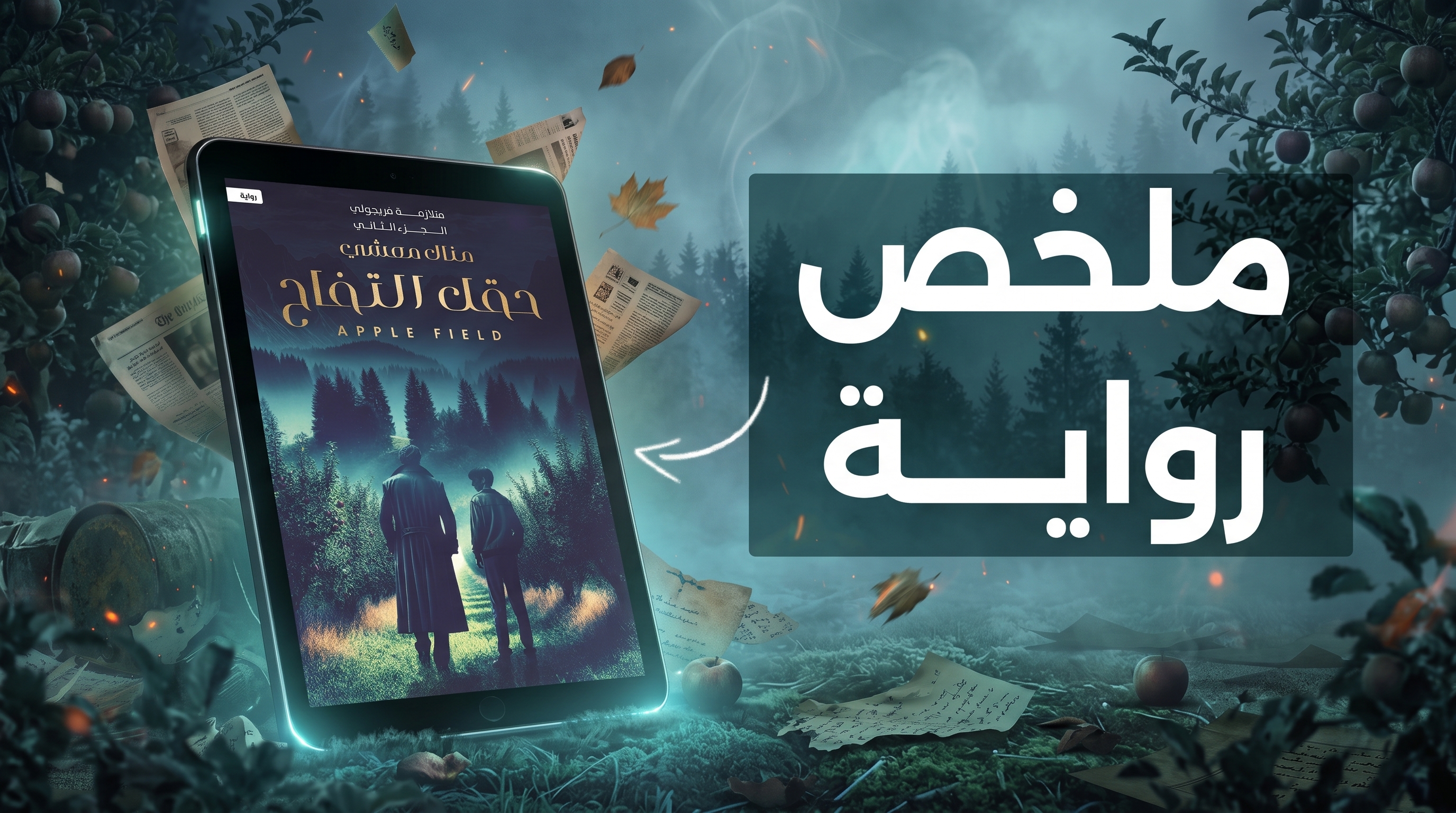 ملخص رواية «حقل التفاح»: إثارة نفسية عن الذاكرة والجلاد والبحث عن الحماية