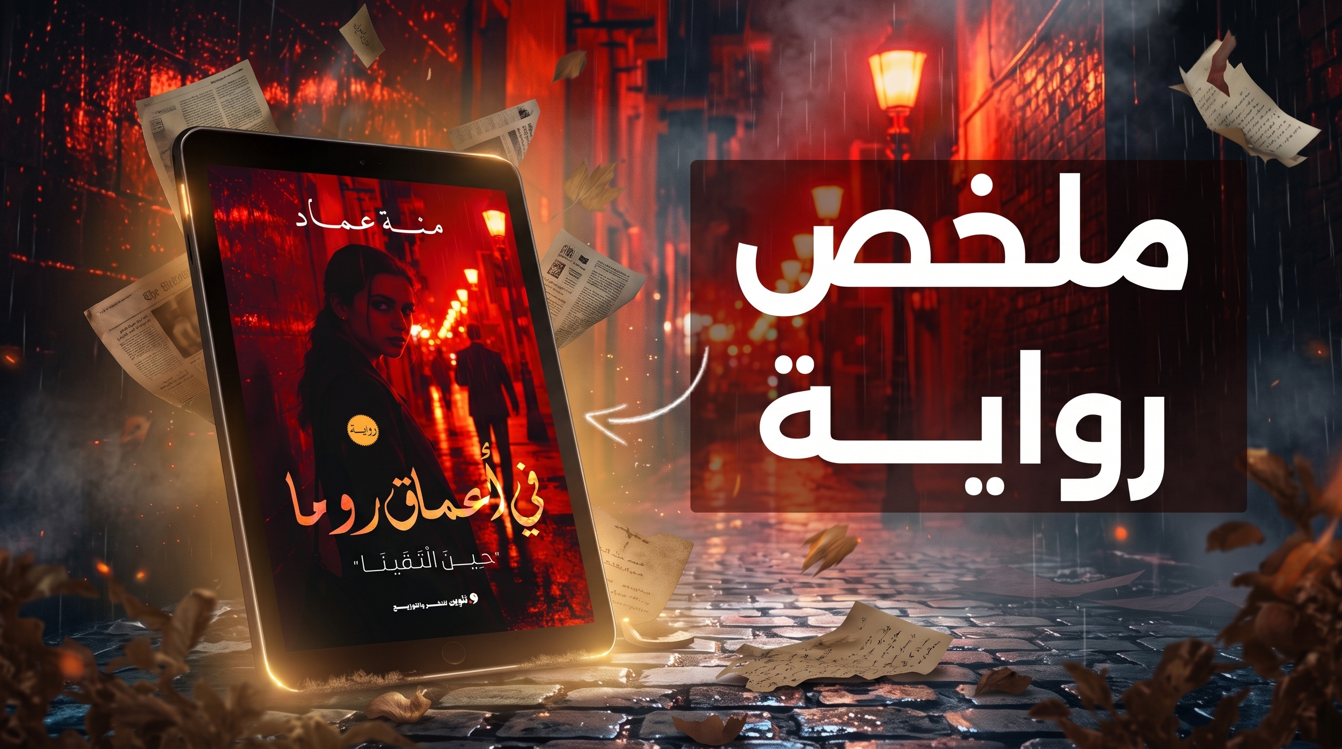ملخص رواية «في أعماق روما»: الهروب من الخطر إلى قلب المافيا والحب المظلم