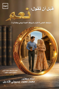 غلاف كتاب قبل أن تقول نعم: دليلك العلمي لاختيار شريك الحياة بوعي وطمأنينة للكاتب محمد محمد بسيوني قنديل من إصدار دار كتبنا